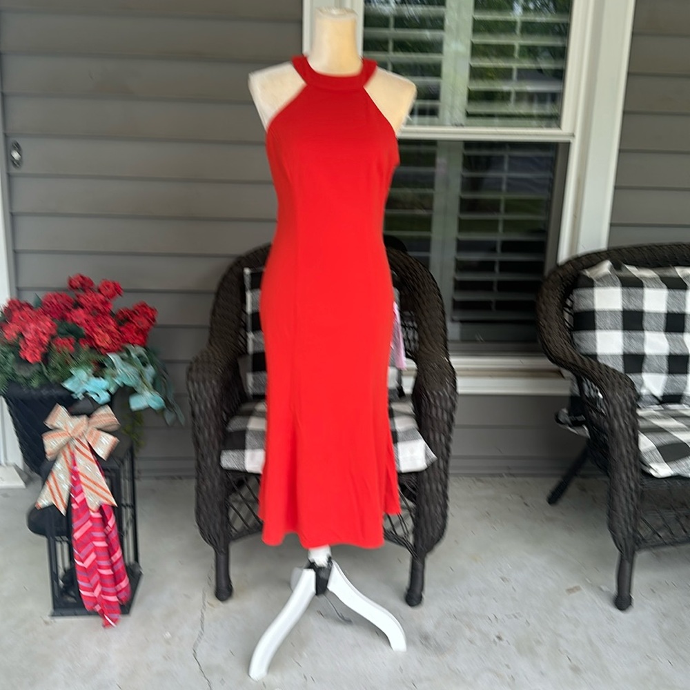NWT: Dress the Population Halter-neck Dress - Picture 2 of 13